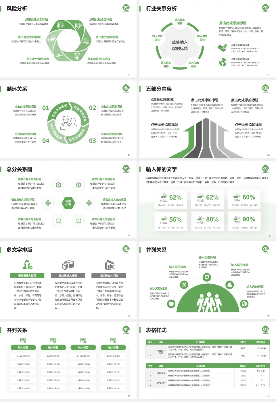 河北省眼科医院科室介绍与推广PPT模板16:9格式幻灯片预览图4