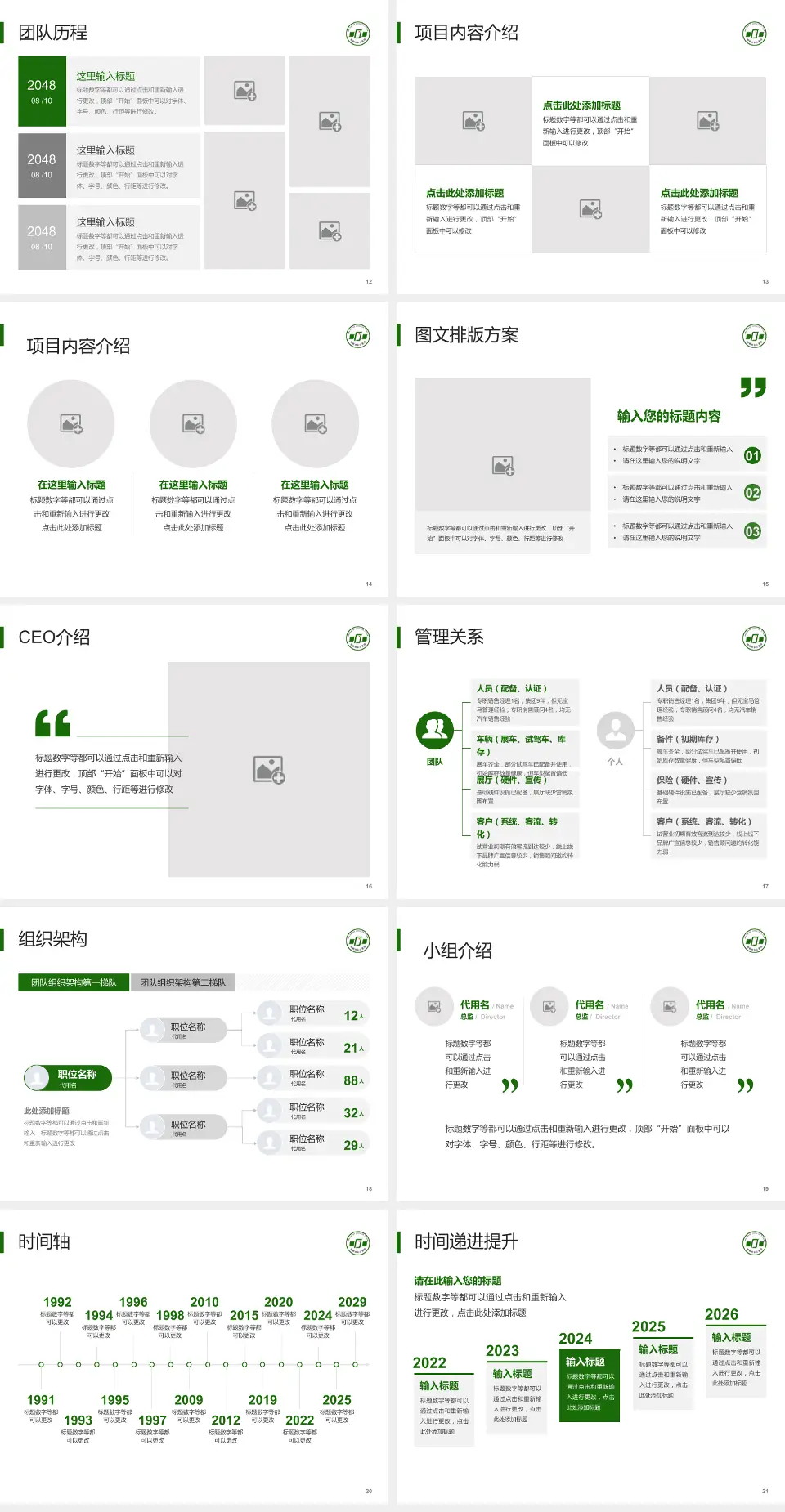 邯郸市中心医院东区医院管理报告PPT模板4:3格式幻灯片预览图3