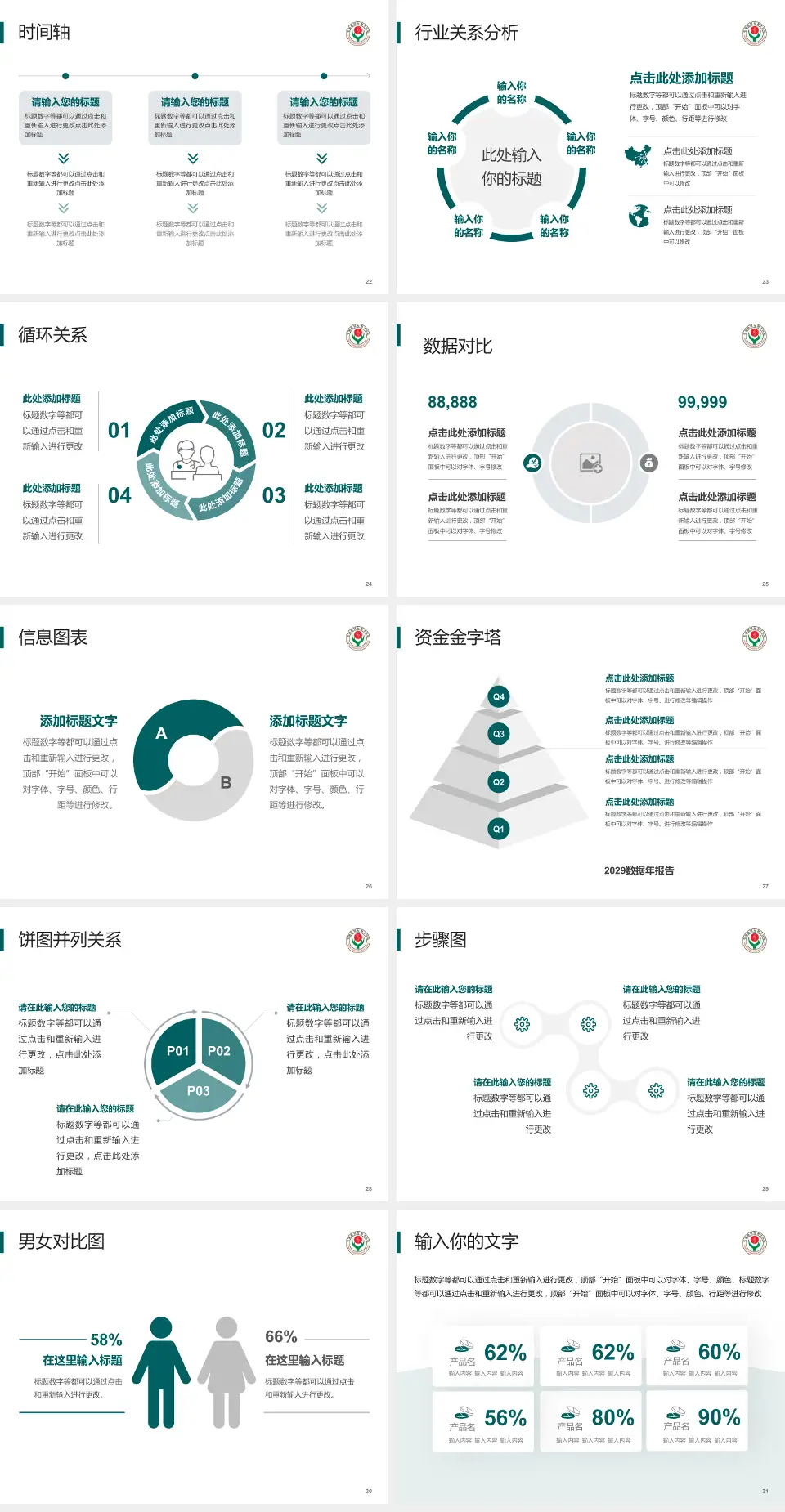 衡水市人民医院（哈励逊国际和平医院）医院管理报告PPT模板4:3格式幻灯片预览图4