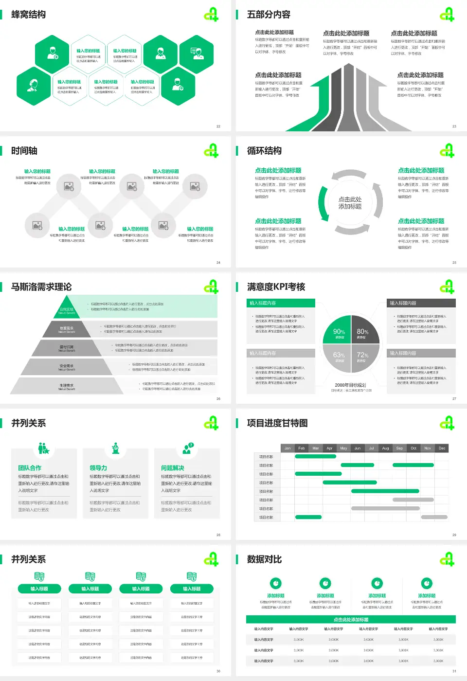 廊坊市第四人民医院主院区医疗知识普及PPT模板16:9格式幻灯片预览图4