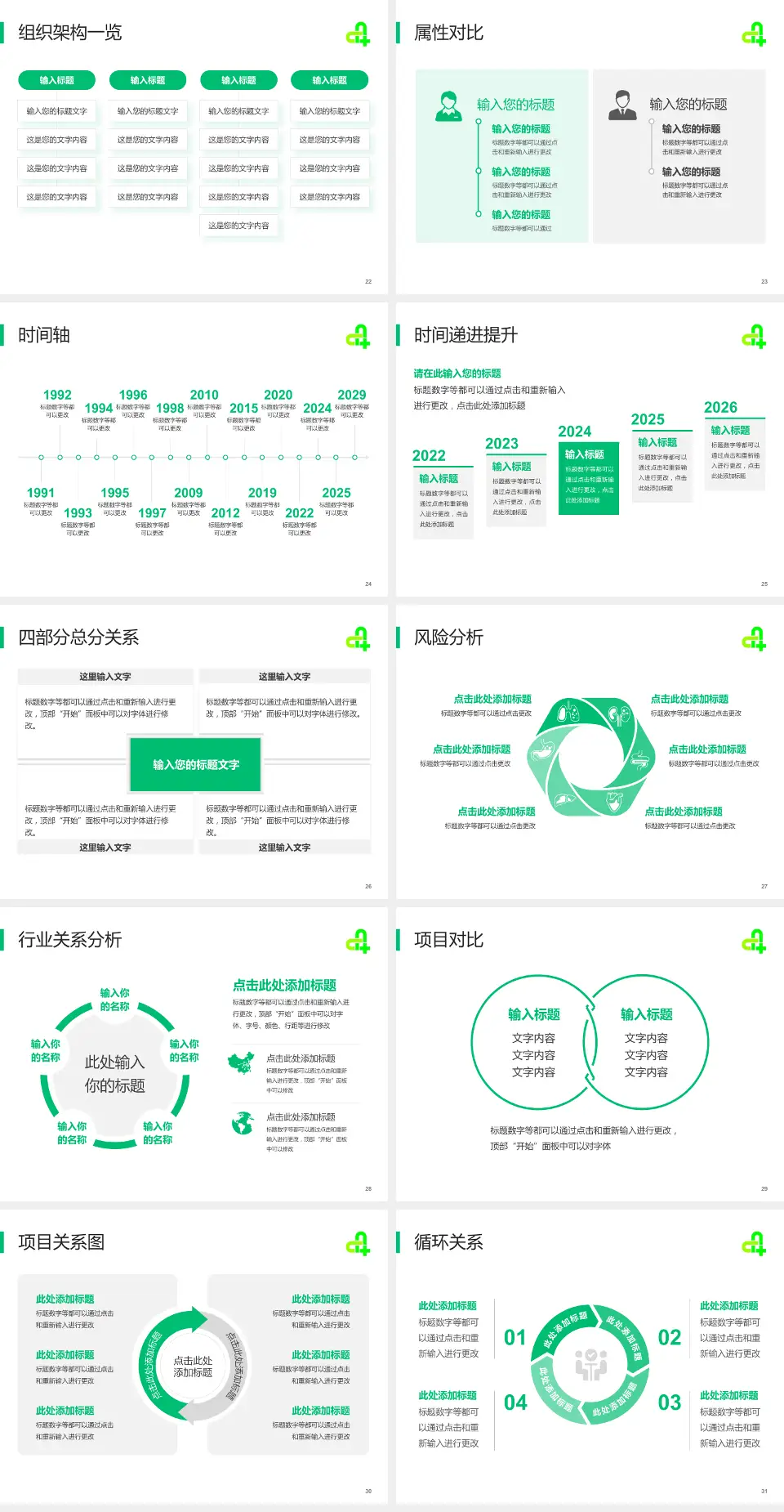 廊坊市第四人民医院主院区医疗行业比赛专用PPT模板4:3格式幻灯片预览图4