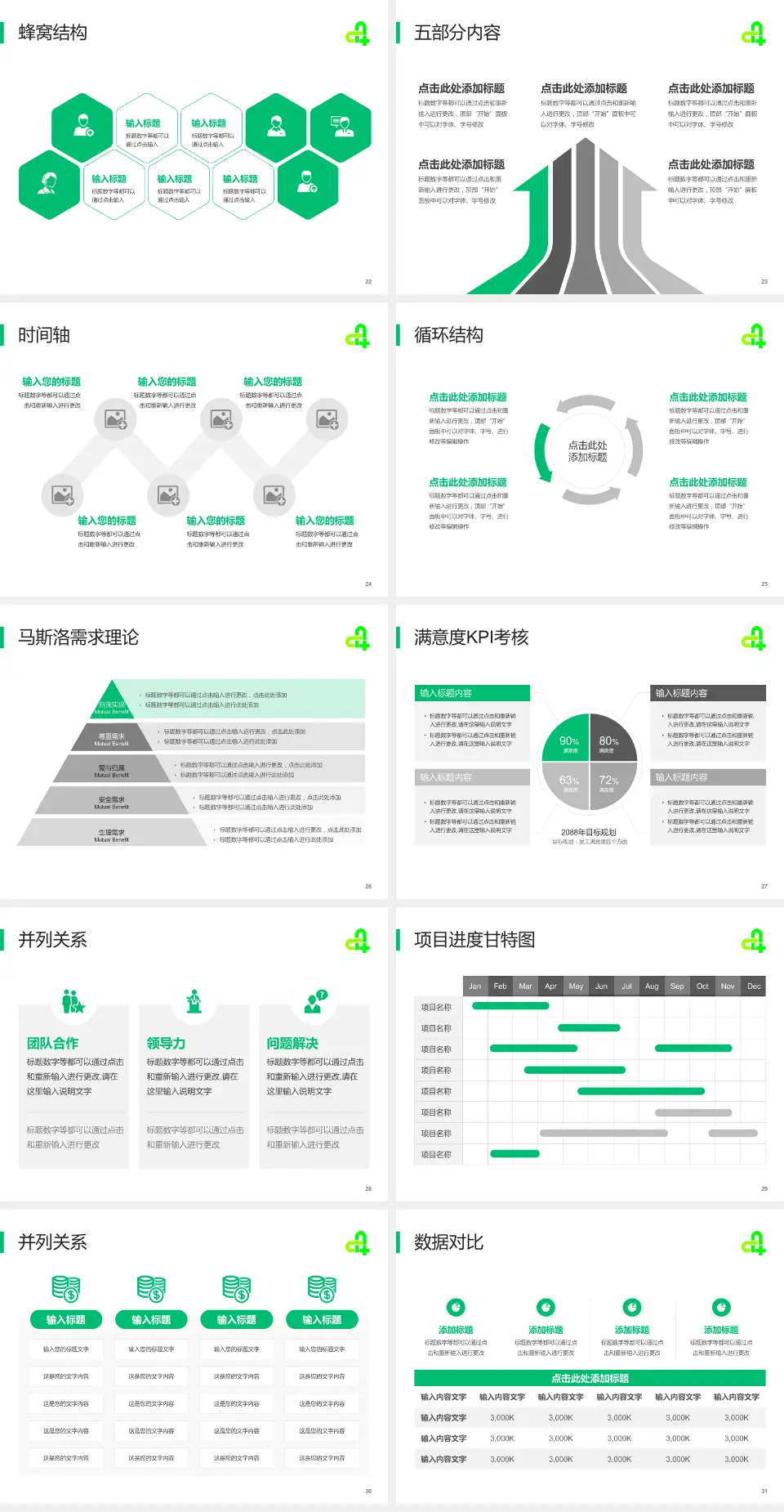 廊坊市第四人民医院主院区医疗知识普及PPT模板4:3格式幻灯片预览图4