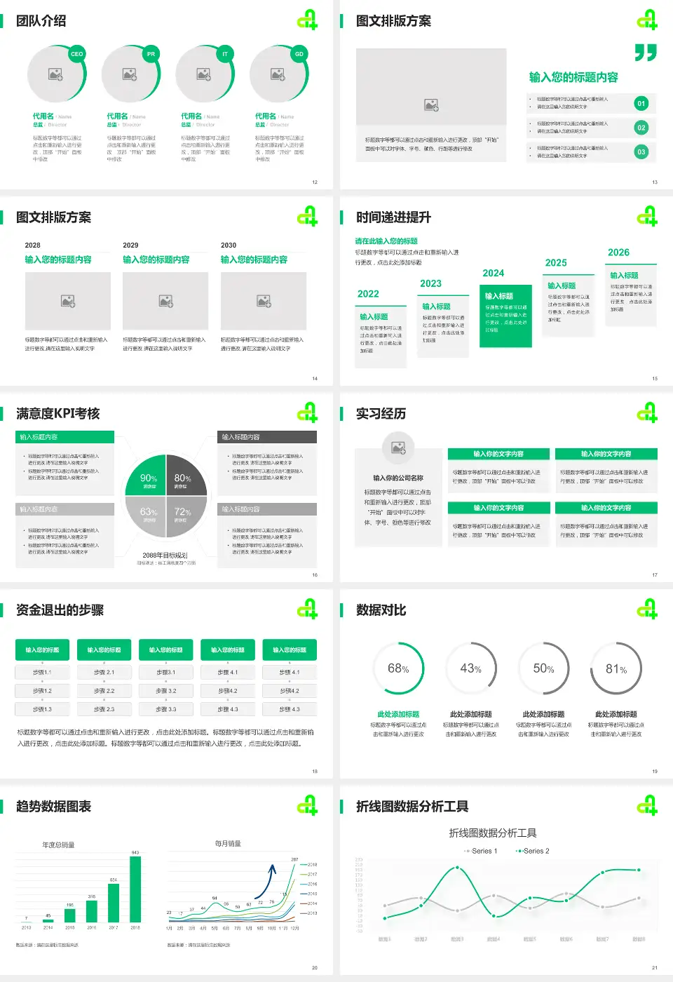 廊坊市第四人民医院主院区培训与教育PPT模板16:9格式幻灯片预览图3