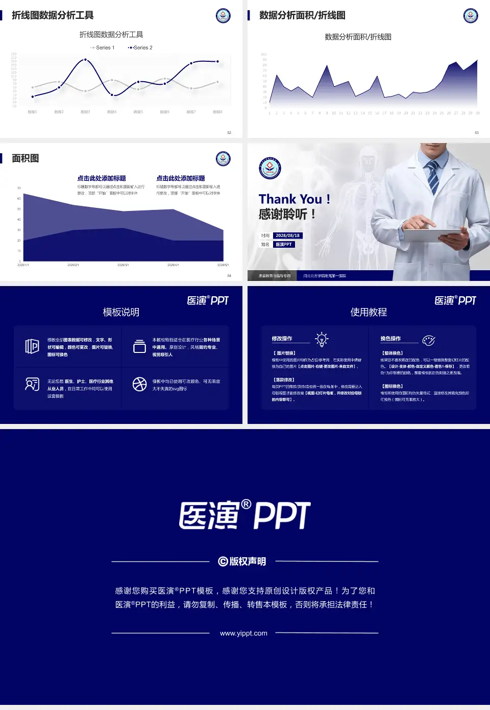 河北北方学院附属第一医院患者教育与指导PPT模板16:9格式幻灯片预览图7
