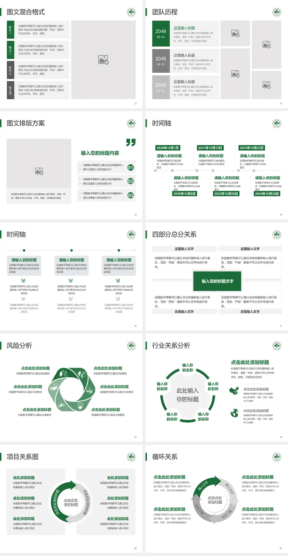 唐山工人医院项目申请与汇报PPT模板4:3格式幻灯片预览图3