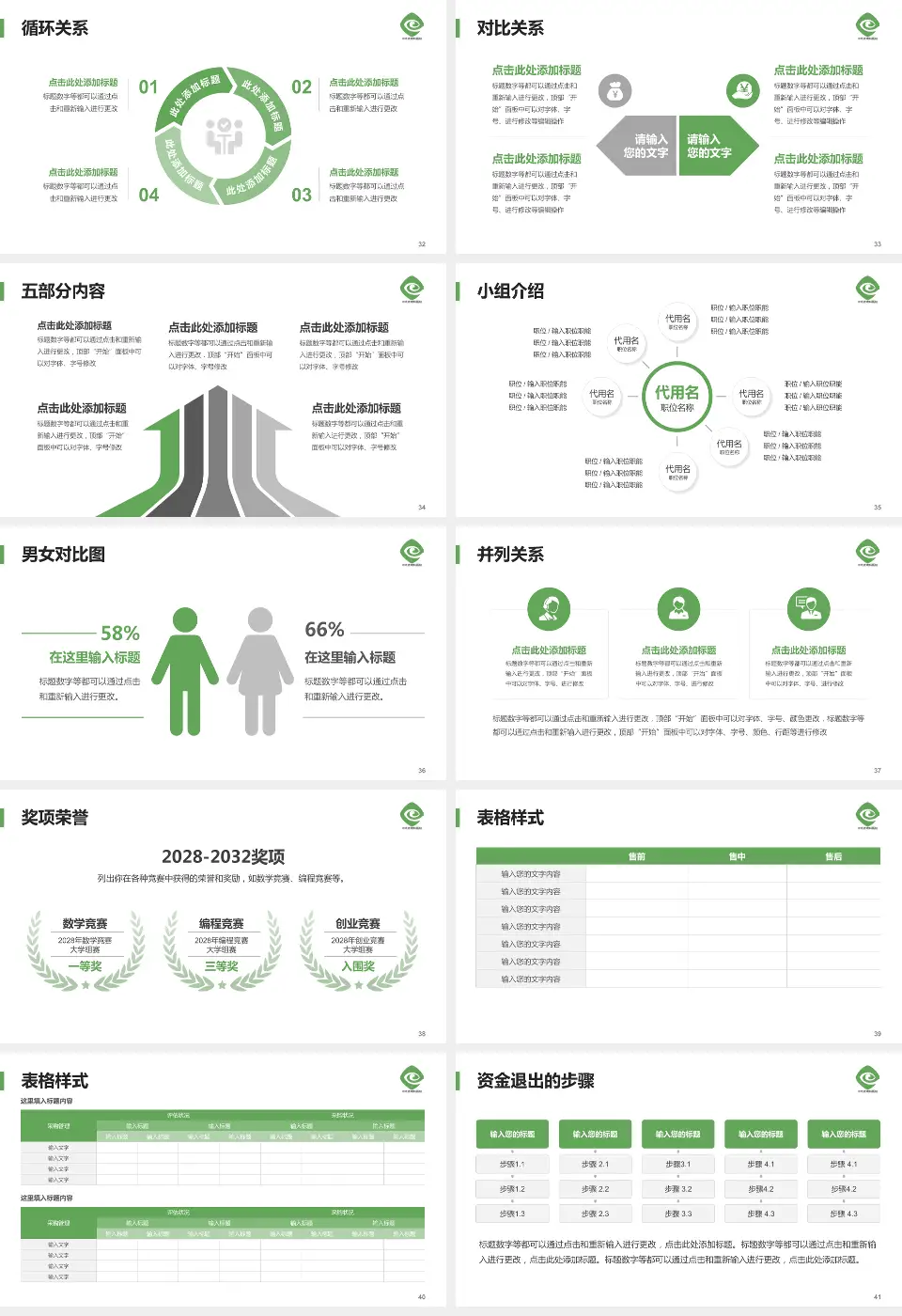 河北省眼科医院医院简介/日常通用PPT模板16:9格式幻灯片预览图5