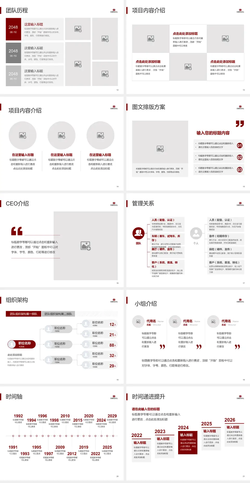 开滦精神卫生中心医院管理报告PPT模板4:3格式幻灯片预览图3