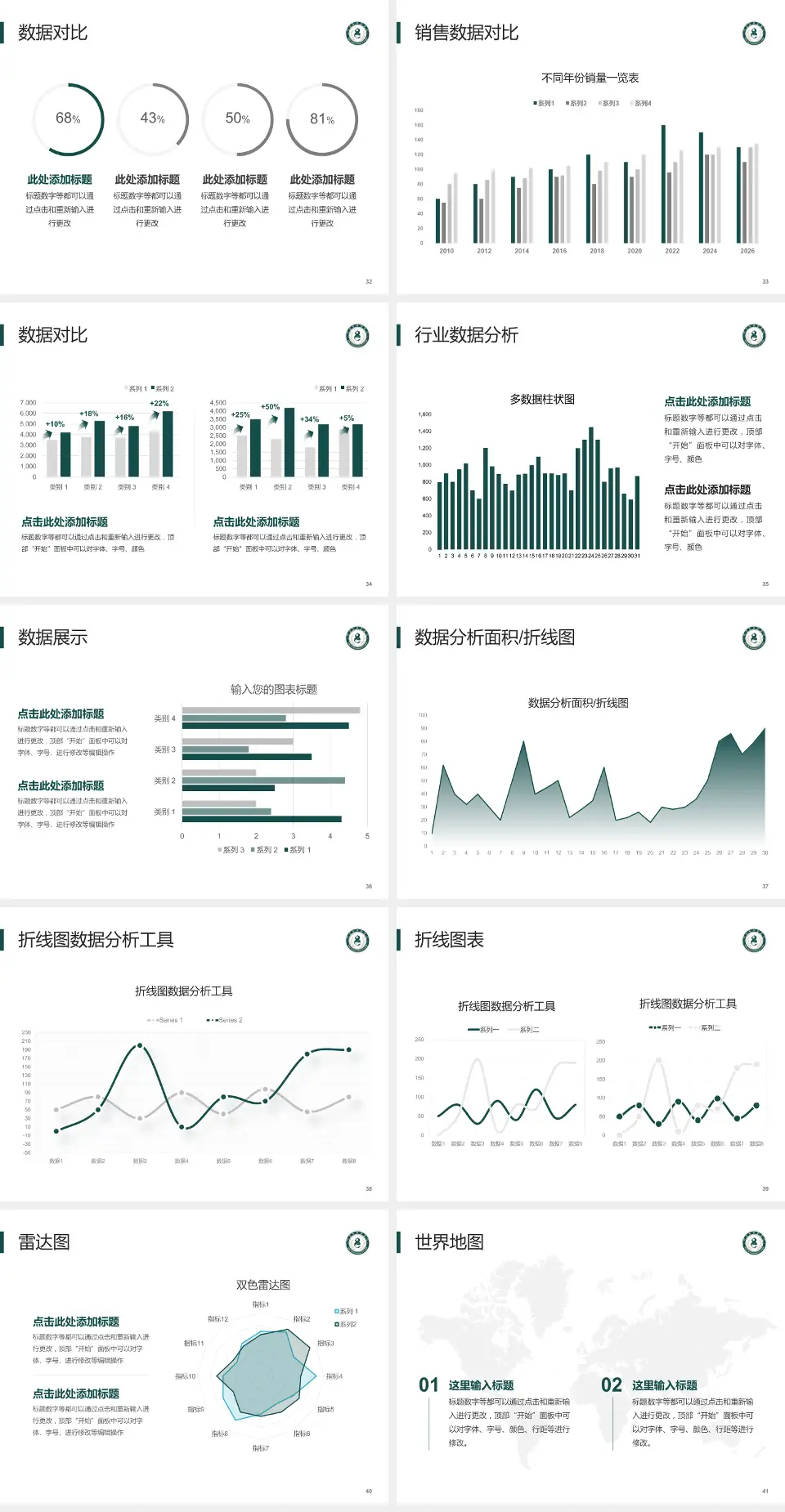 邢台市中医院会议与研讨会PPT模板4:3格式幻灯片预览图5