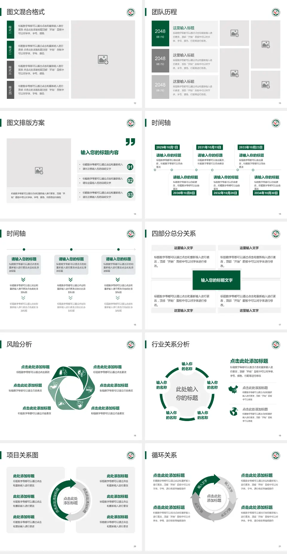 唐山市第二医院项目申请与汇报PPT模板4:3格式幻灯片预览图3