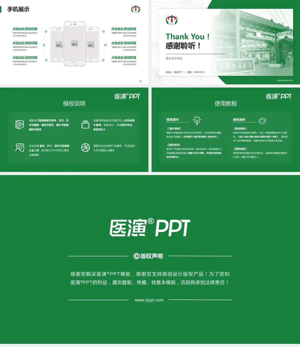 唐山市中医院医院管理报告PPT模板16:9格式幻灯片预览图7