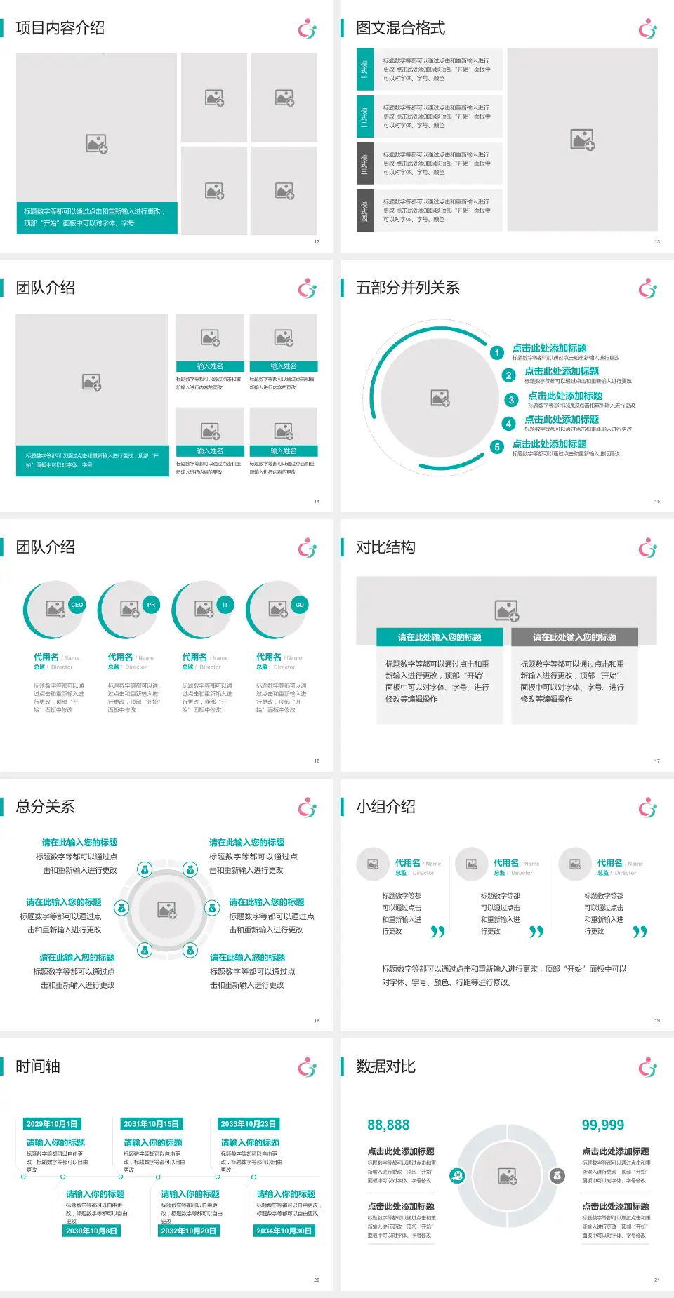 秦皇岛市妇幼保健院医疗知识普及PPT模板4:3格式幻灯片预览图3