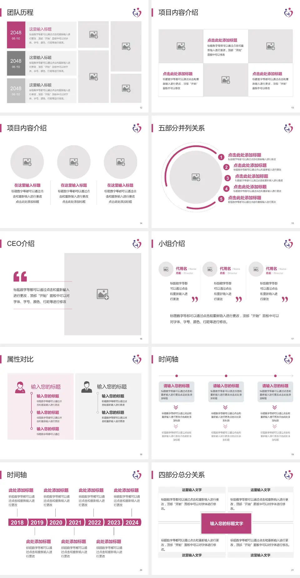 邯郸市妇幼保健院科研成果展示PPT模板4:3格式幻灯片预览图3