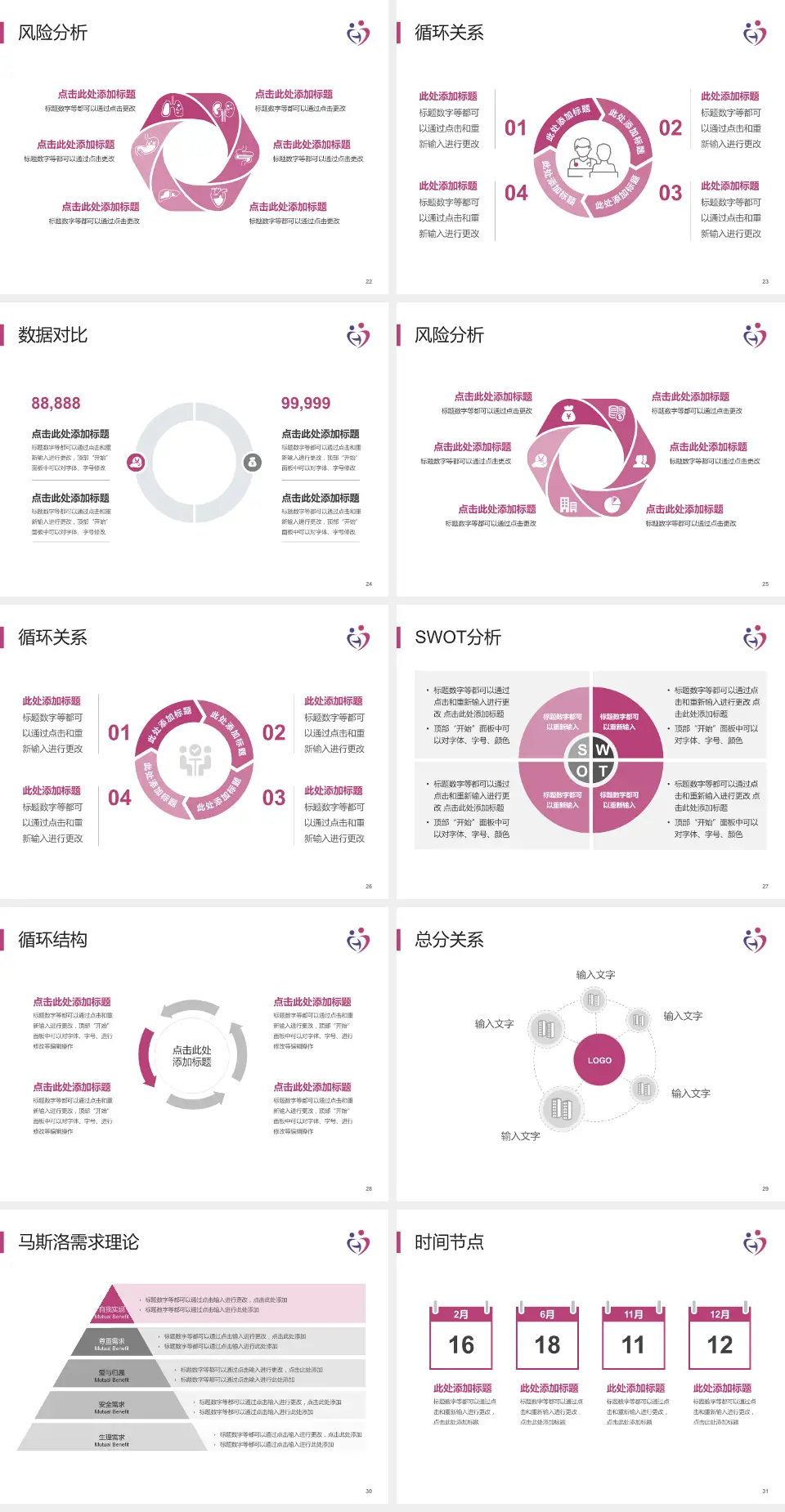 邯郸市妇幼保健院科研成果展示PPT模板4:3格式幻灯片预览图4