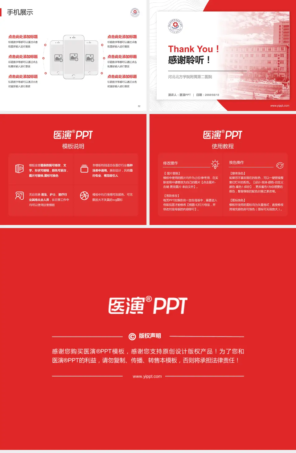 河北北方学院附属第二医院医院管理报告PPT模板4:3格式幻灯片预览图7