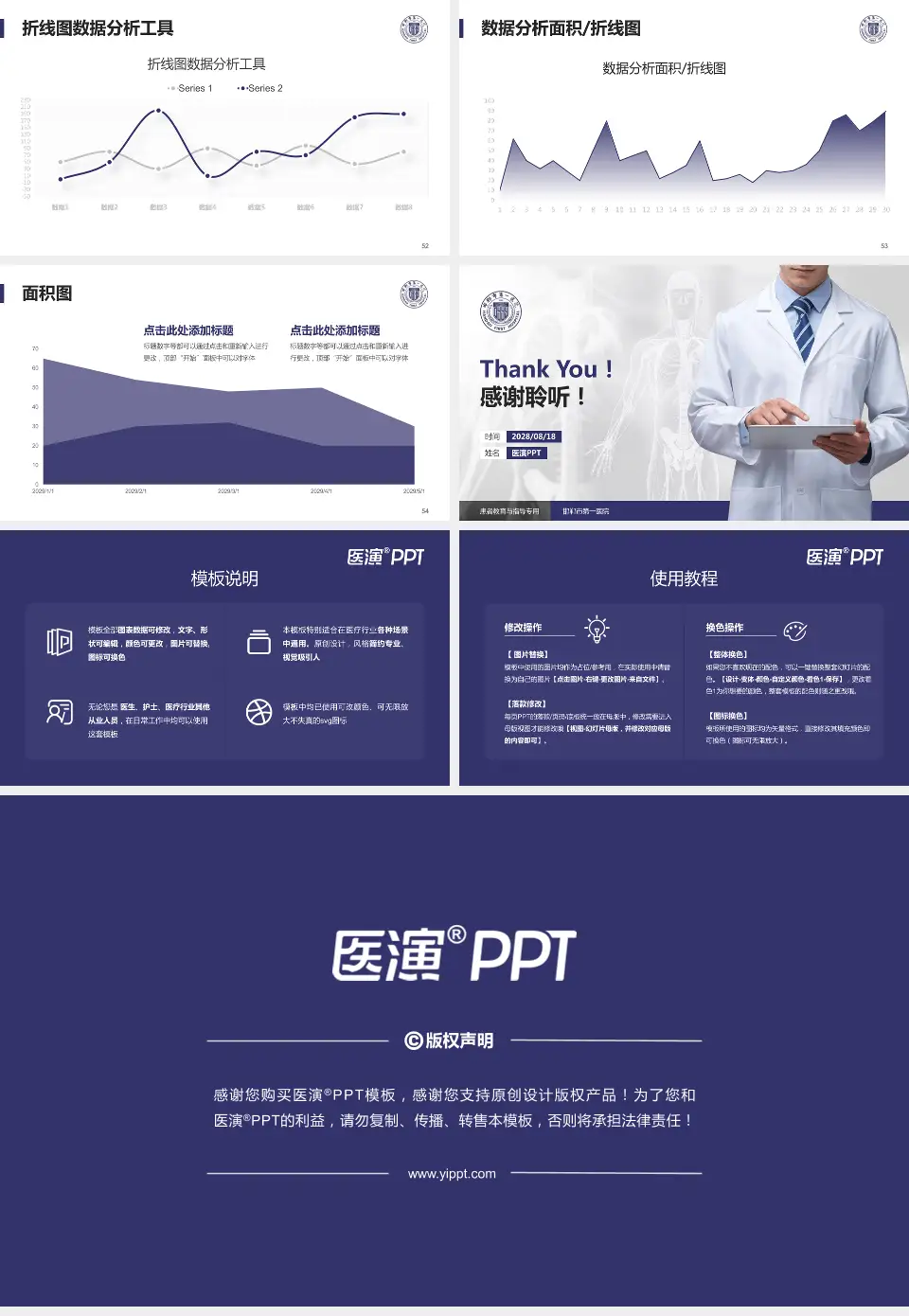 邯郸市第一医院患者教育与指导PPT模板16:9格式幻灯片预览图7