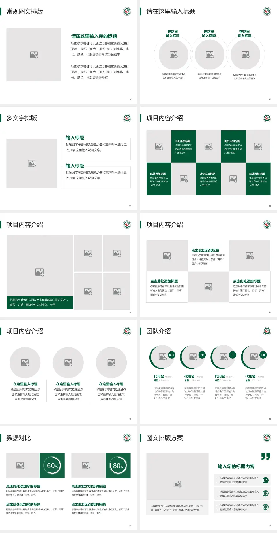 唐山市第二医院品管圈PDCA演示专用PPT模板4:3格式幻灯片预览图3