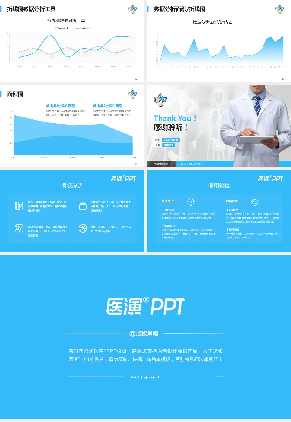 舟山市普陀区人民医院患者教育与指导PPT模板16:9格式幻灯片预览图7