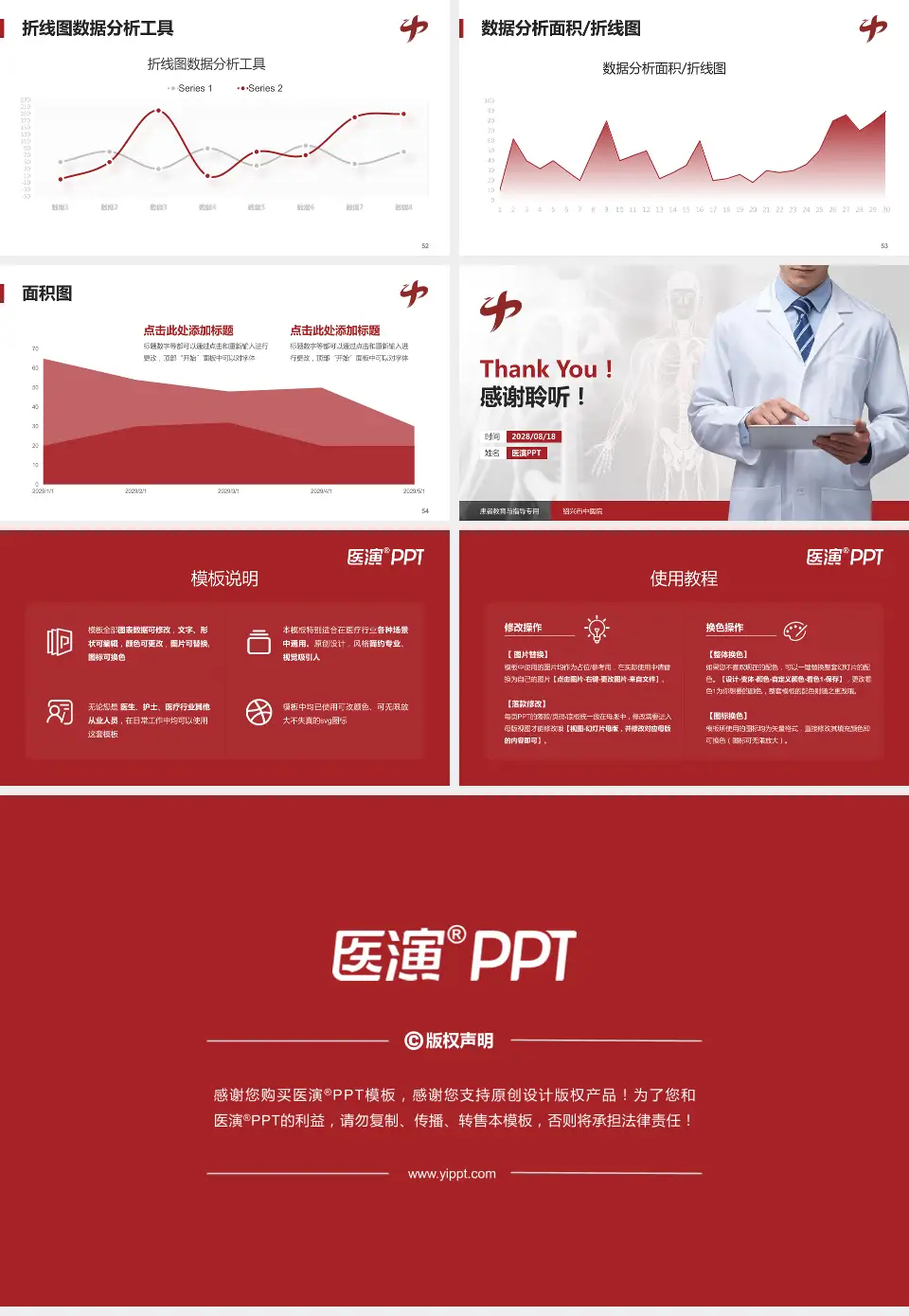 绍兴市中医院患者教育与指导PPT模板16:9格式幻灯片预览图7