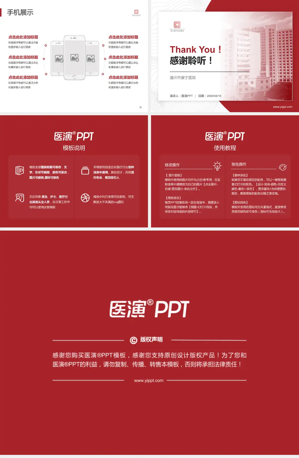 温州市康宁医院医院管理报告PPT模板4:3格式幻灯片预览图7