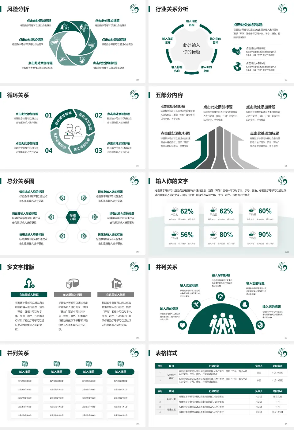 保定市第一中医院科室介绍与推广PPT模板16:9格式幻灯片预览图4