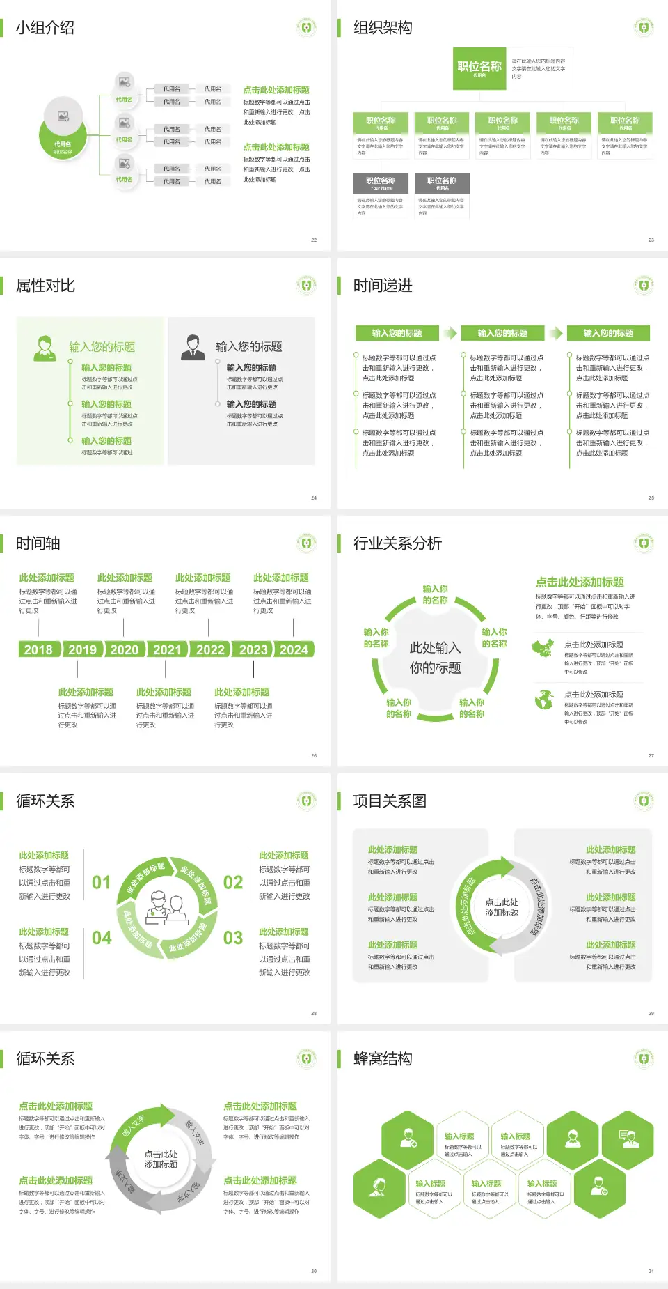 湖州市中心医院品管圈PDCA演示专用PPT模板4:3格式幻灯片预览图4