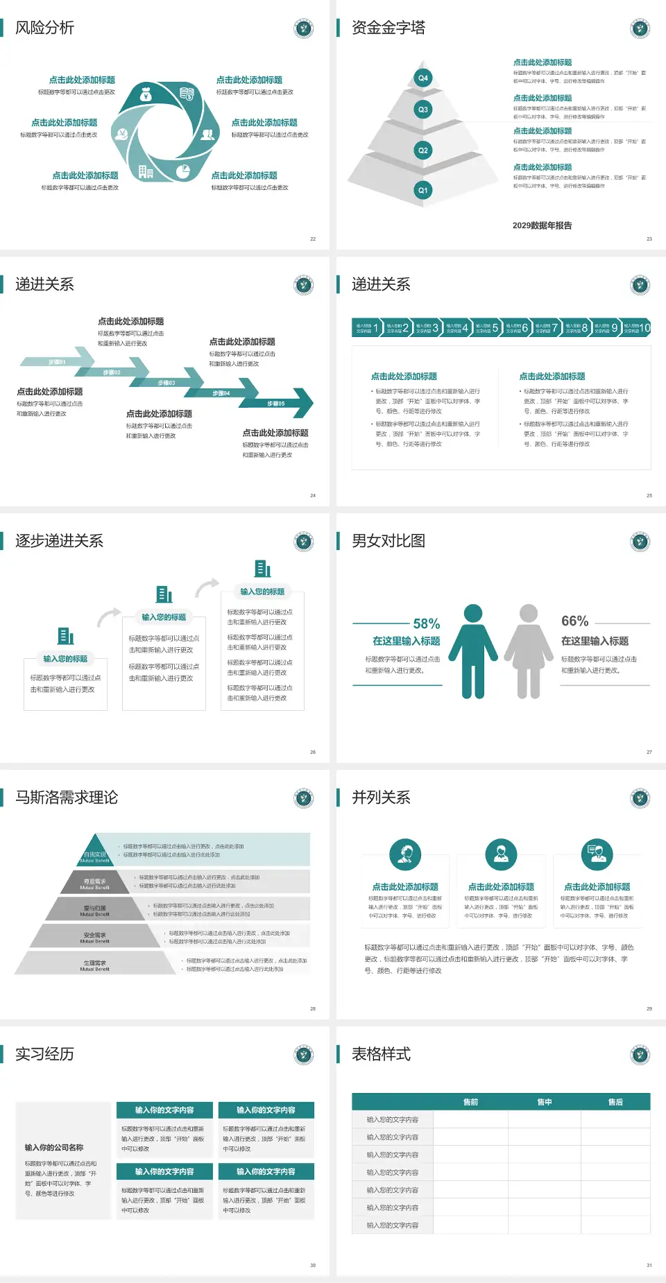 温州市第三人民医院项目申请与汇报PPT模板4:3格式幻灯片预览图4