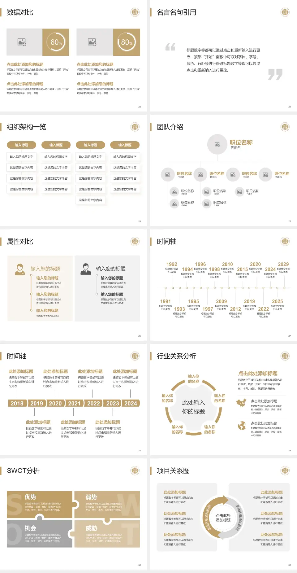 温岭市第一人民医院医院简介/日常通用PPT模板4:3格式幻灯片预览图4