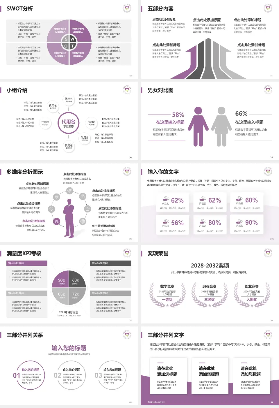衢州市第三医院医疗行业比赛专用PPT模板16:9格式幻灯片预览图5