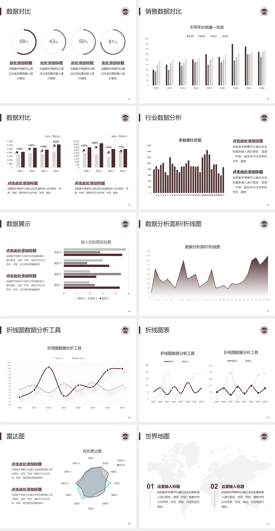 温州市中心医院会议与研讨会PPT模板4:3格式幻灯片预览图5