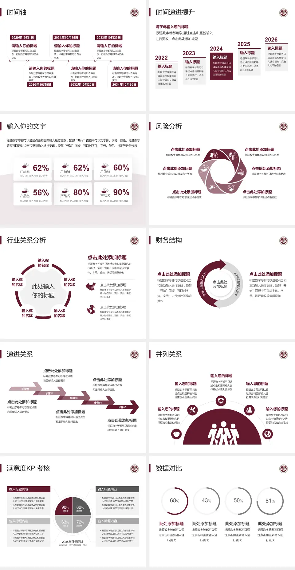 瑞安市中医院病例分享与讨论PPT模板4:3格式幻灯片预览图3