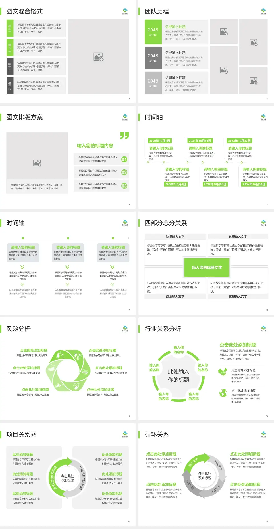 衢州市第二人民医院项目申请与汇报PPT模板4:3格式幻灯片预览图3