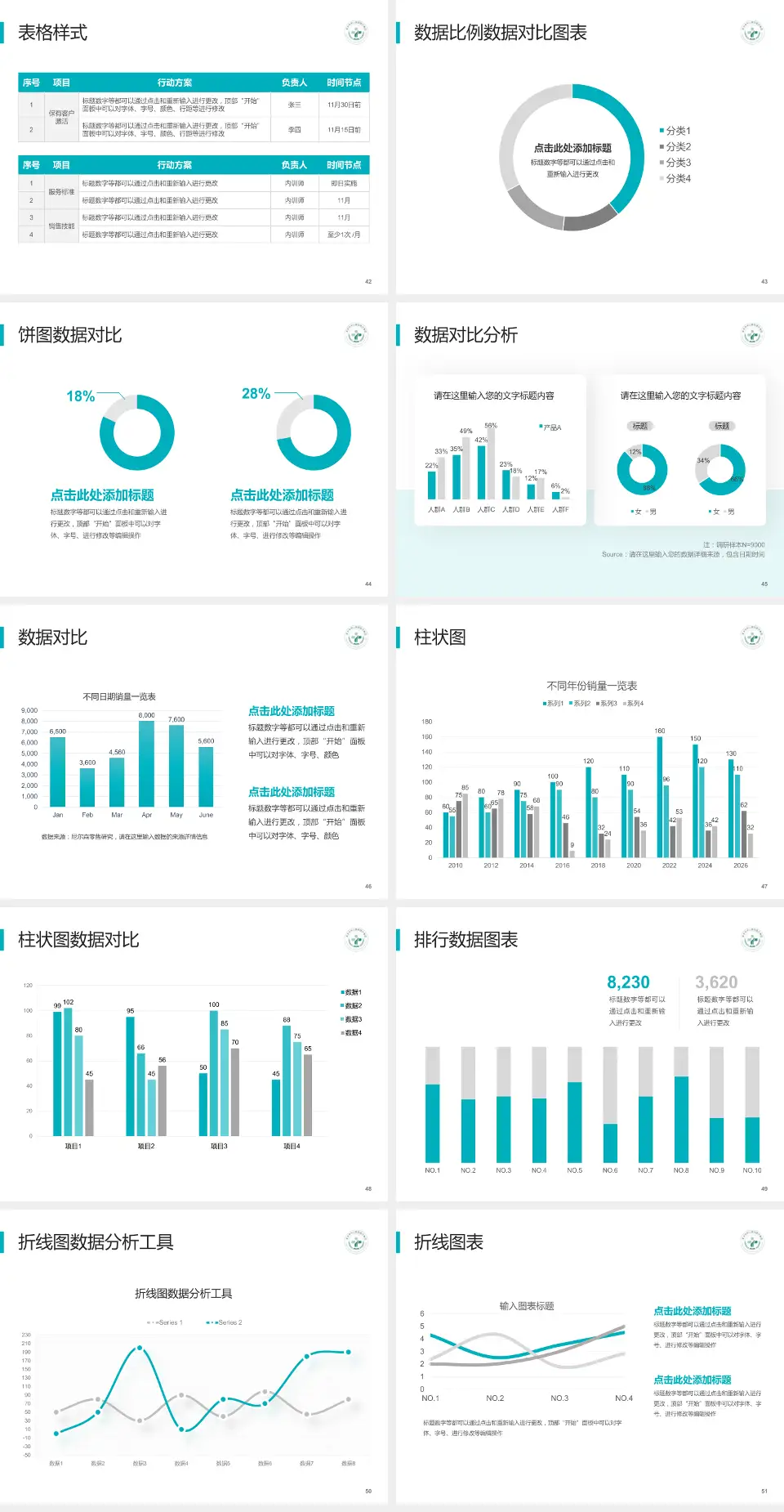 金华市妇幼保健院医院简介/日常通用PPT模板4:3格式幻灯片预览图6
