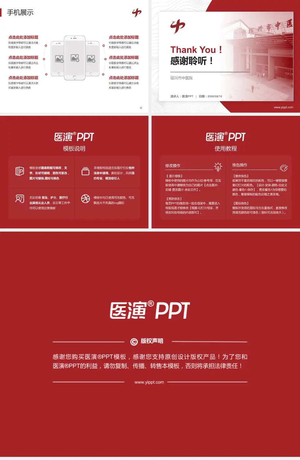 绍兴市中医院医院管理报告PPT模板4:3格式幻灯片预览图7