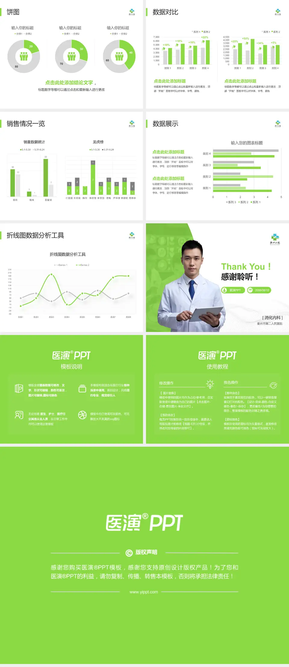 衢州市第二人民医院病例分享与讨论PPT模板4:3格式幻灯片预览图4