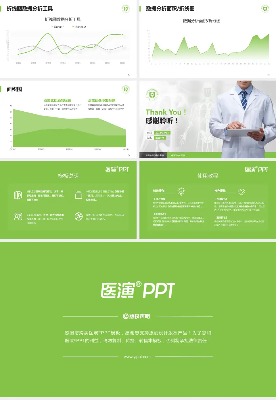 湖州市中心医院患者教育与指导PPT模板16:9格式幻灯片预览图7