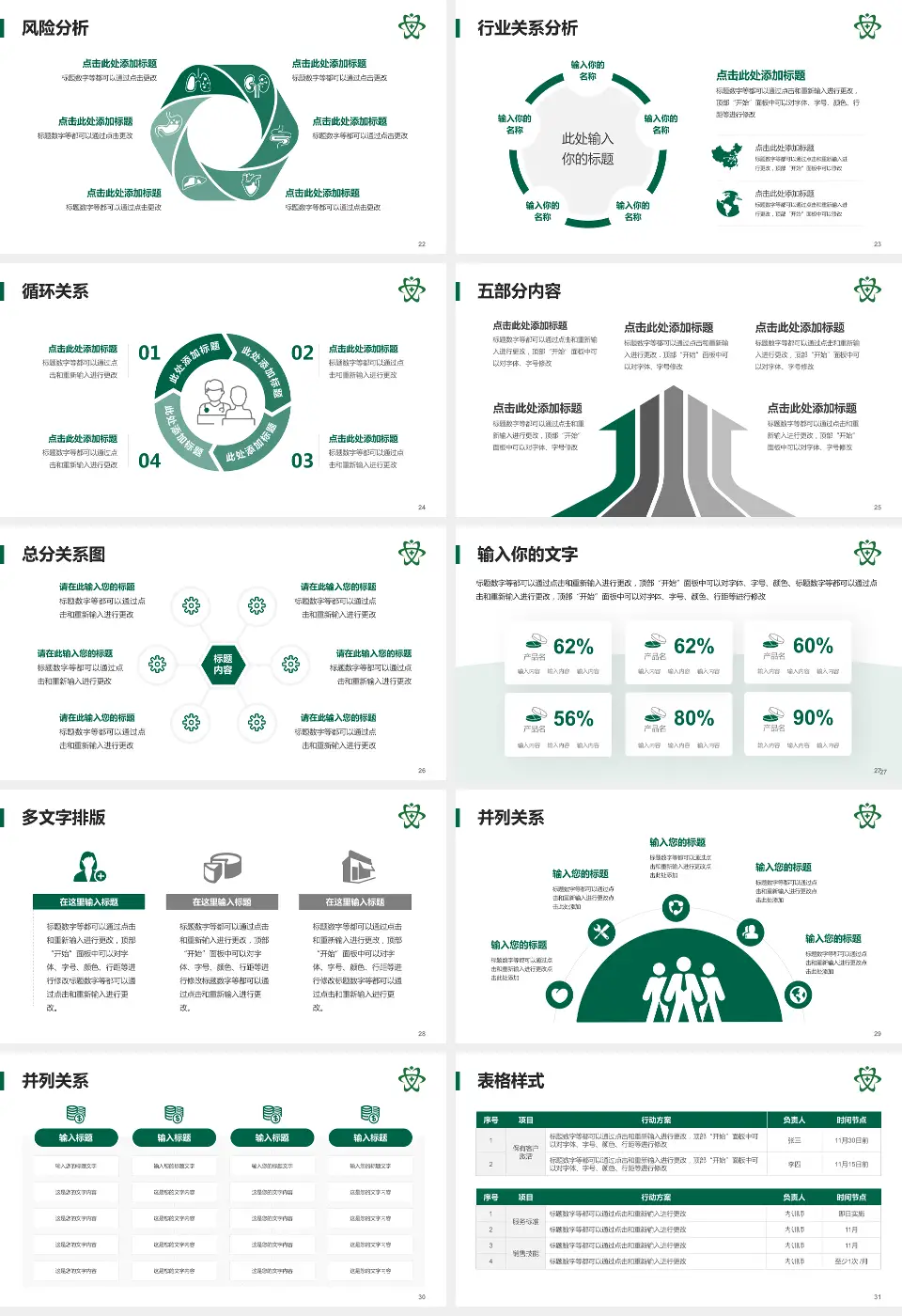 瑞安市人民医院科室介绍与推广PPT模板16:9格式幻灯片预览图4
