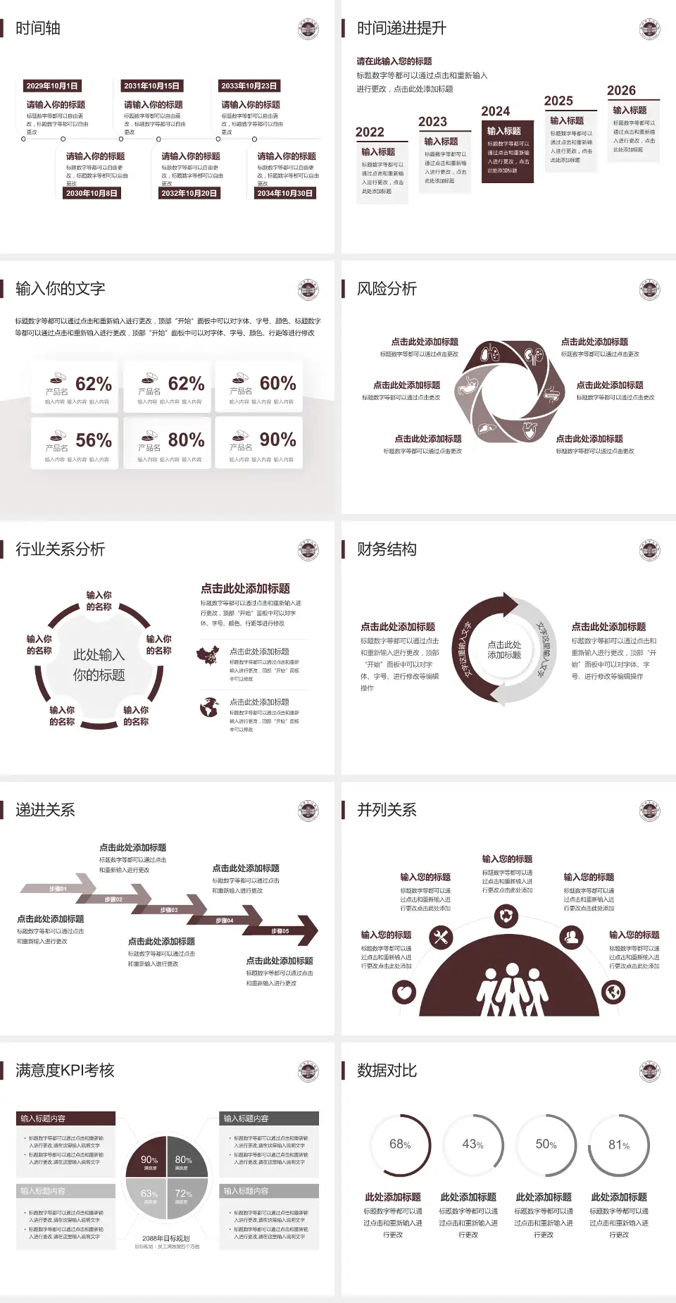 温州市中心医院病例分享与讨论PPT模板4:3格式幻灯片预览图3