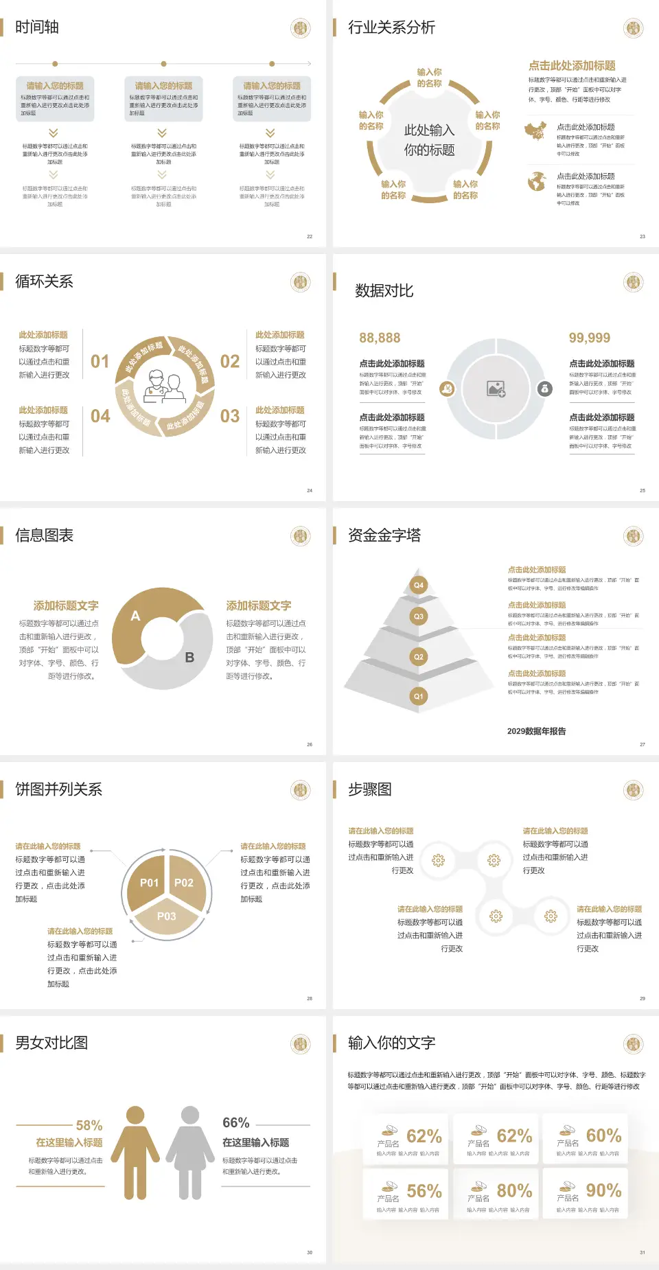 温岭市第一人民医院医院管理报告PPT模板4:3格式幻灯片预览图4