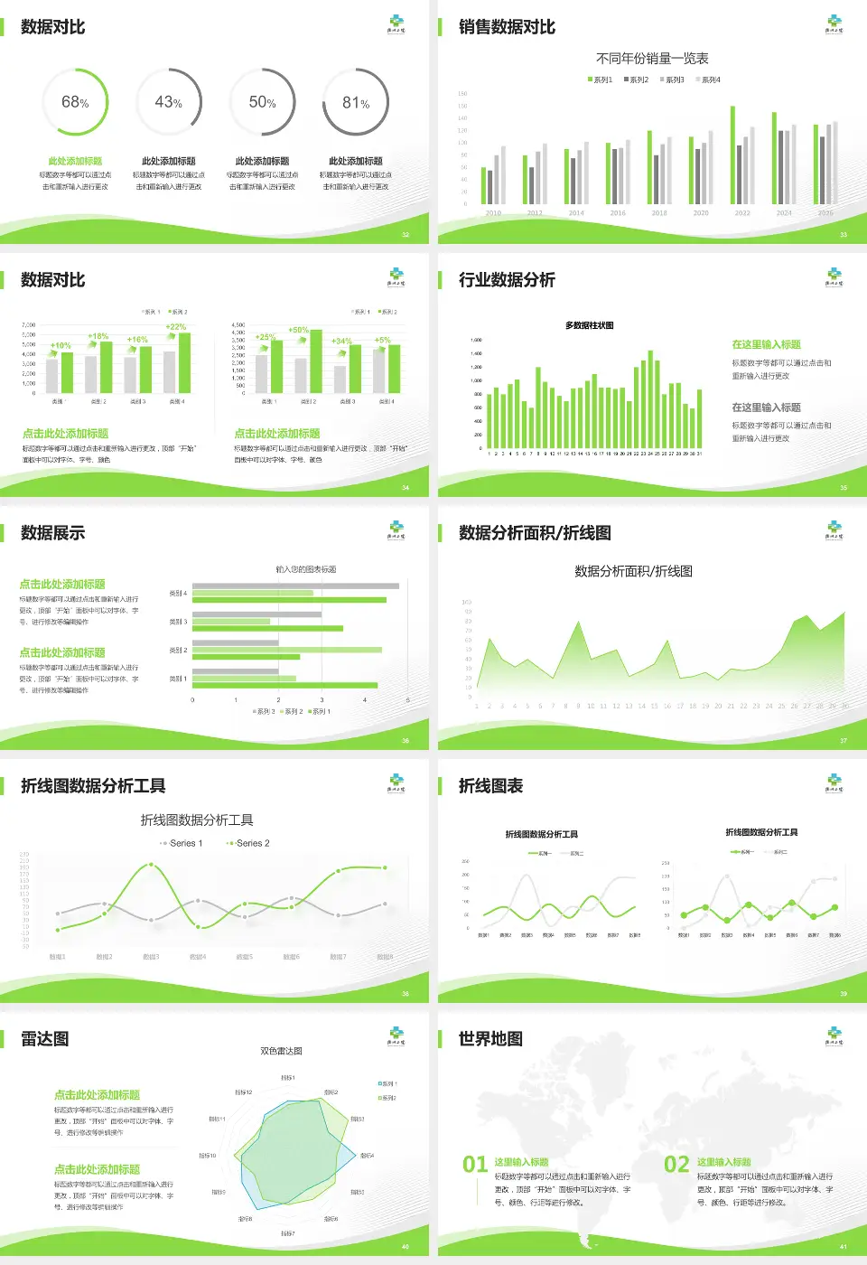 衢州市第二人民医院会议与研讨会PPT模板16:9格式幻灯片预览图5