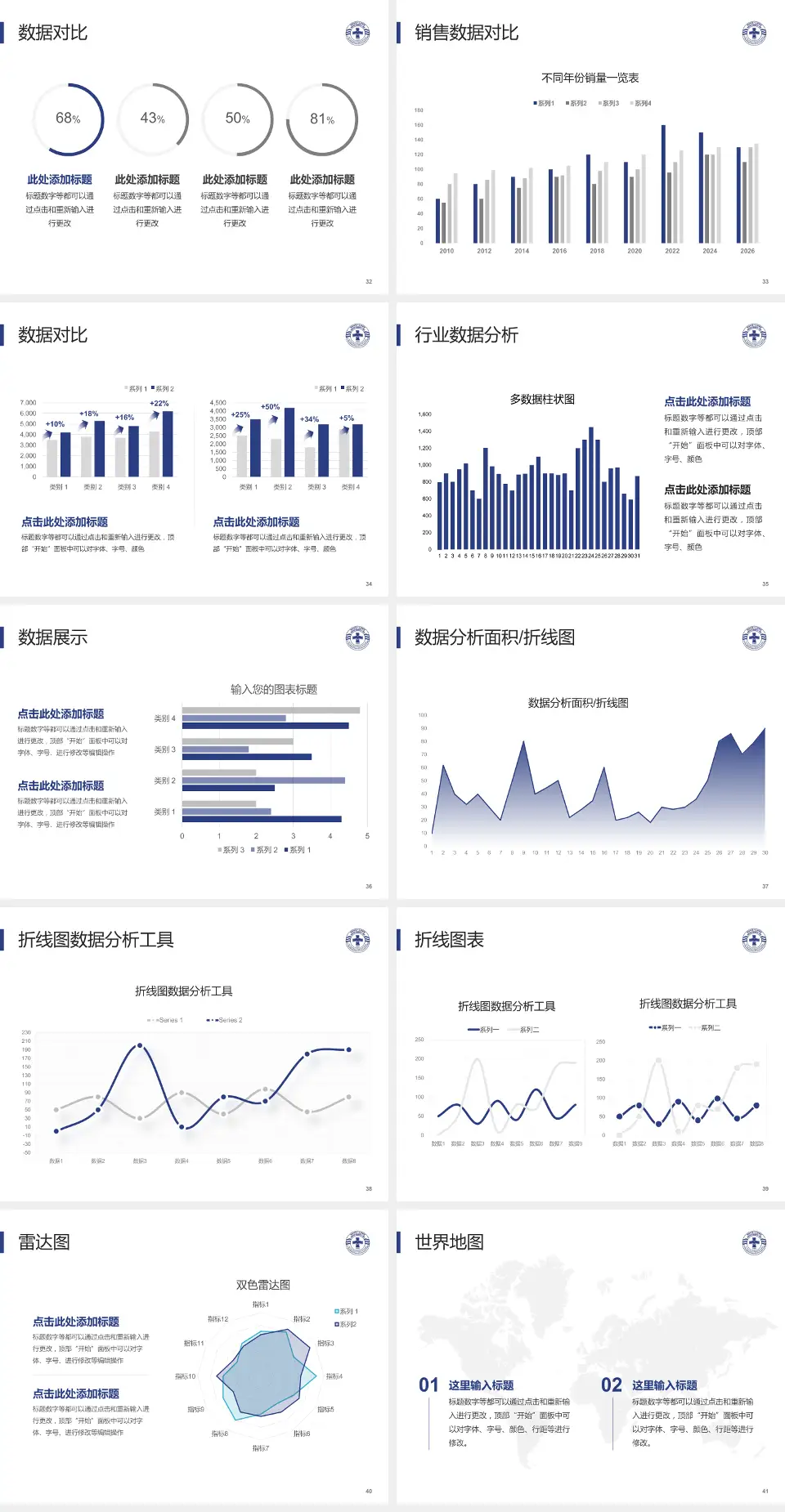 湖州市第一人民医院会议与研讨会PPT模板4:3格式幻灯片预览图5