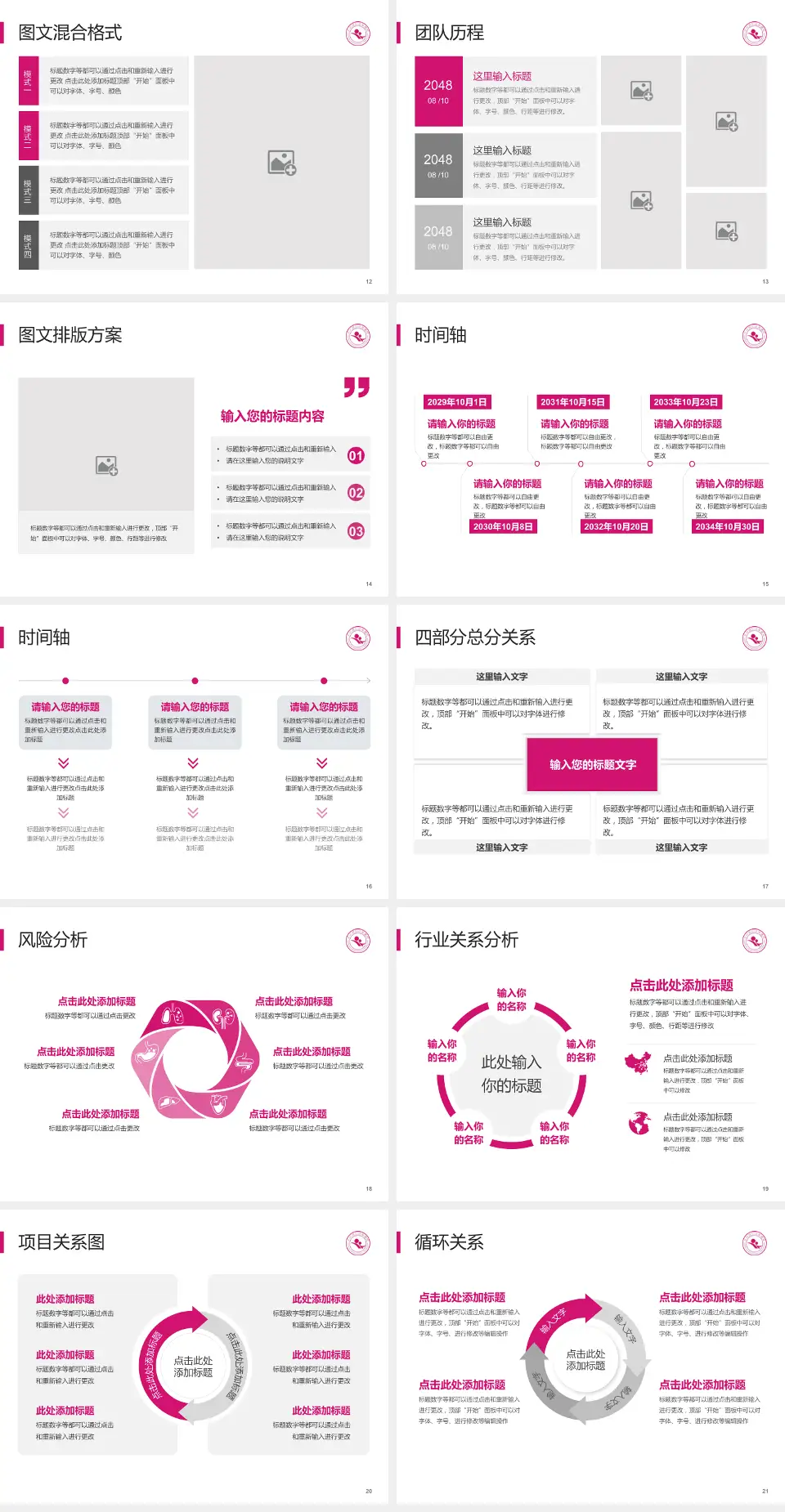 长兴县妇幼保健院项目申请与汇报PPT模板4:3格式幻灯片预览图3