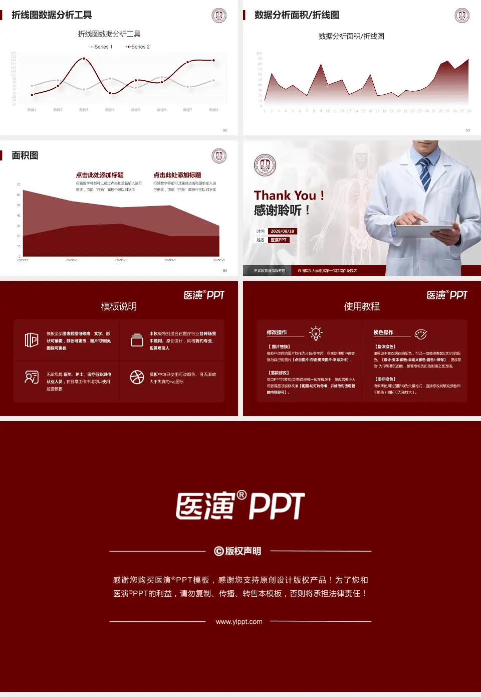 温州医科大学附属第一医院南白象院区患者教育与指导PPT模板16:9格式幻灯片预览图7