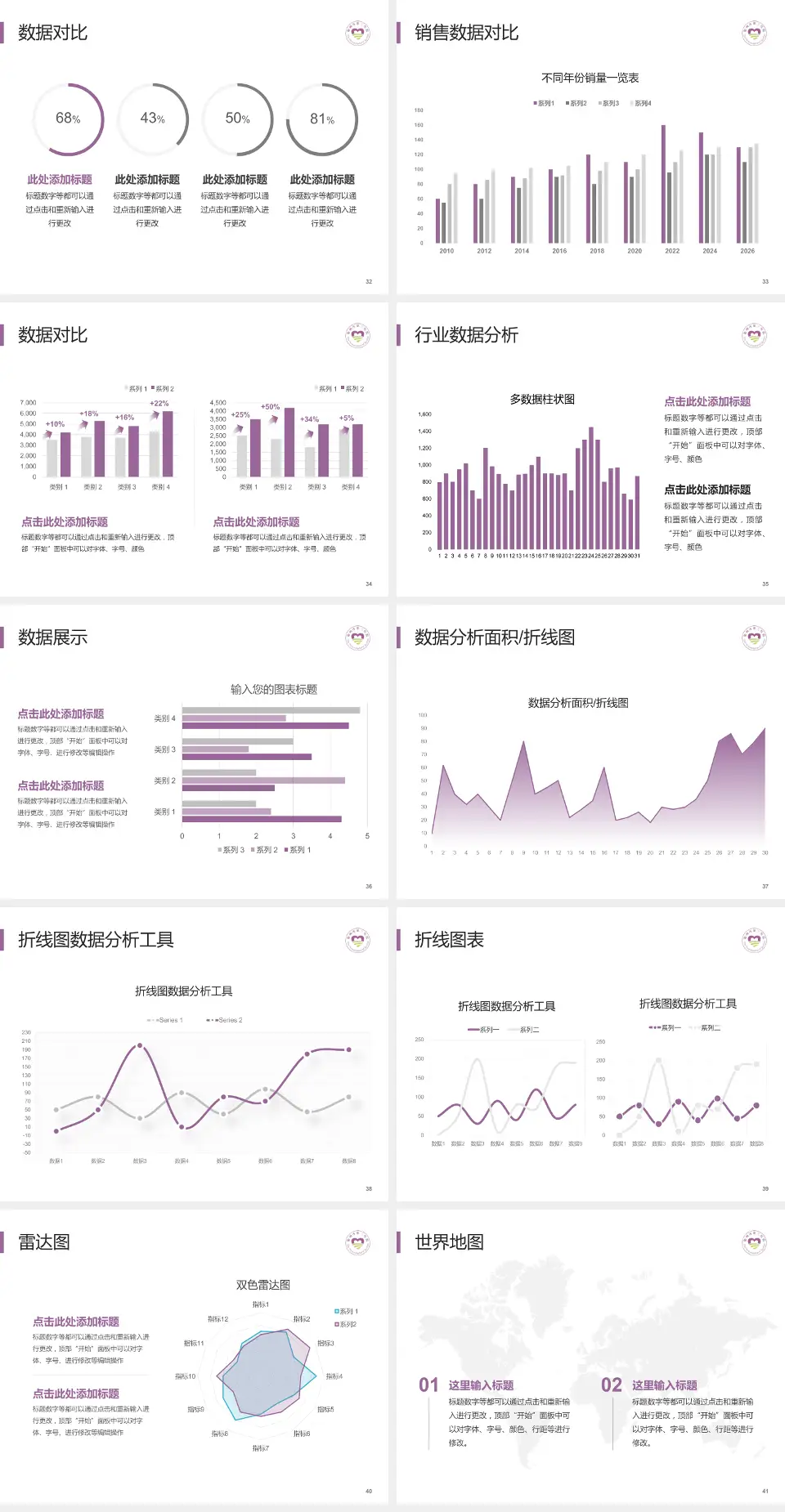 衢州市第三医院会议与研讨会PPT模板4:3格式幻灯片预览图5