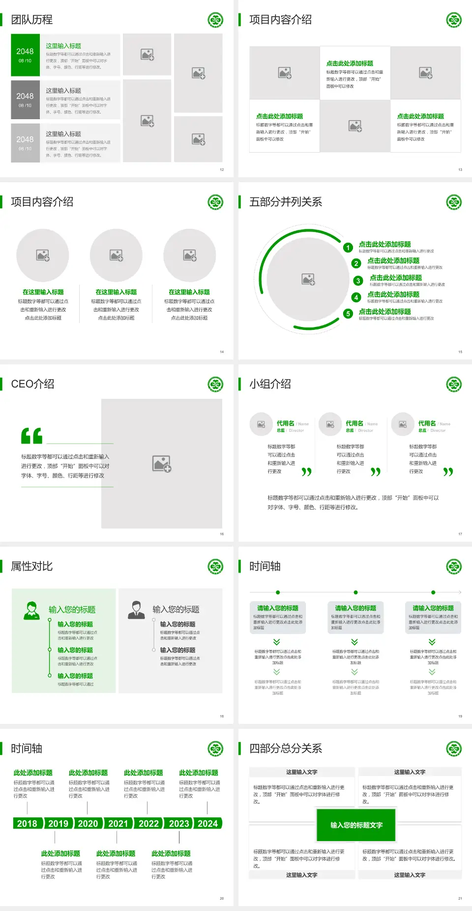 湖州市中医院科研成果展示PPT模板4:3格式幻灯片预览图3