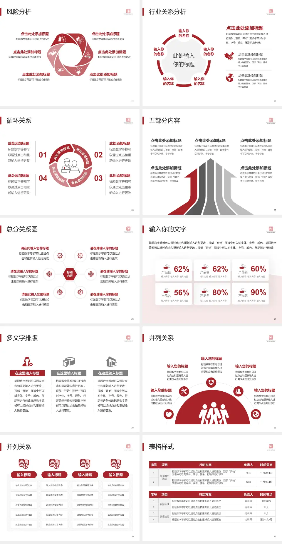 温州市康宁医院科室介绍与推广PPT模板4:3格式幻灯片预览图4