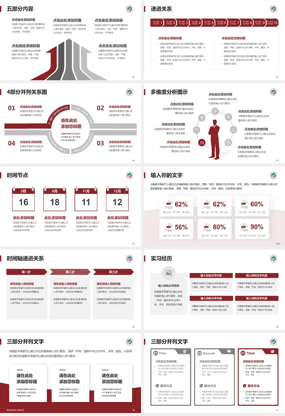 衢州市中医院品管圈PDCA演示专用PPT模板16:9格式幻灯片预览图5