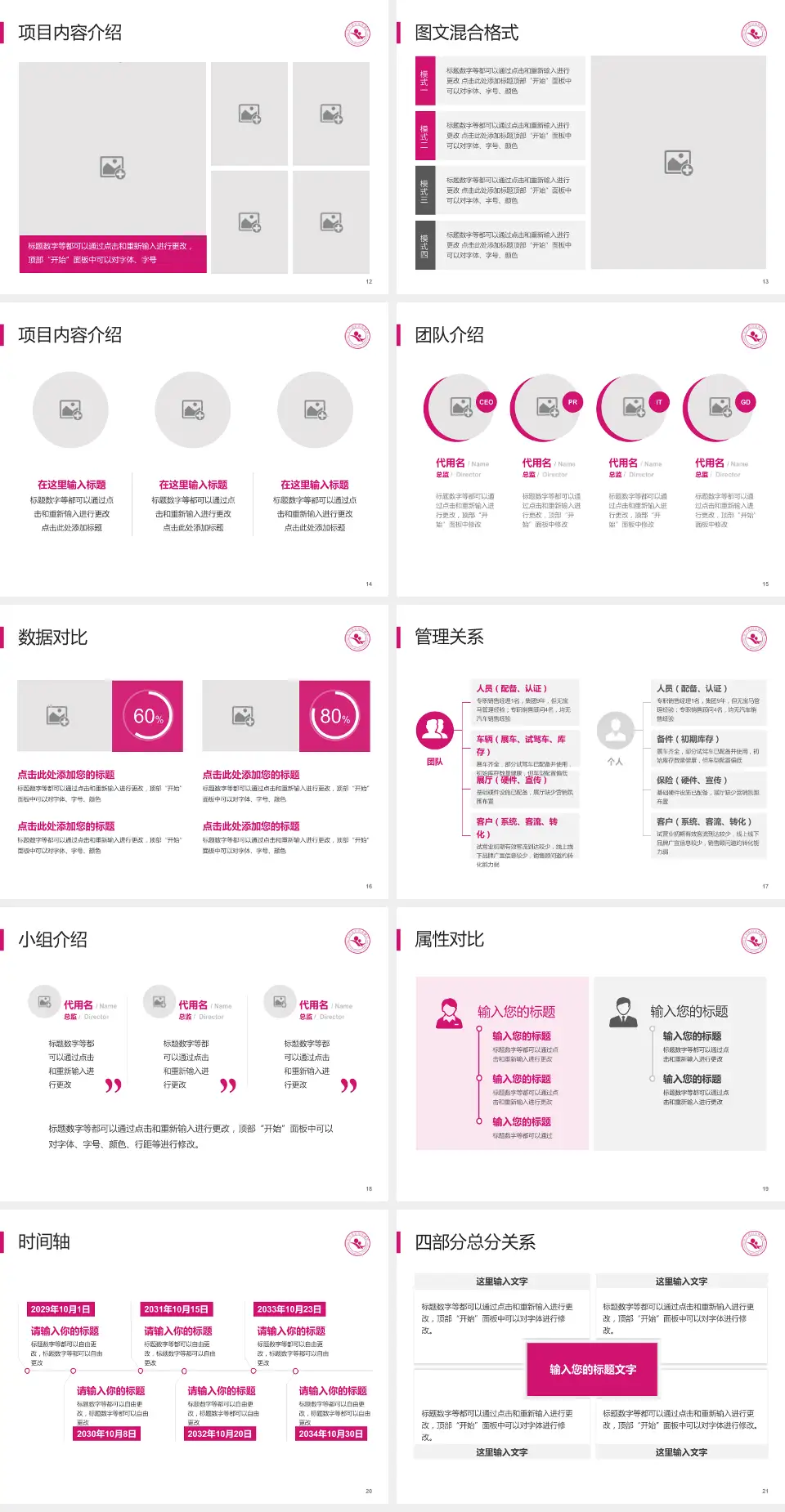 长兴县妇幼保健院科室介绍与推广PPT模板4:3格式幻灯片预览图3