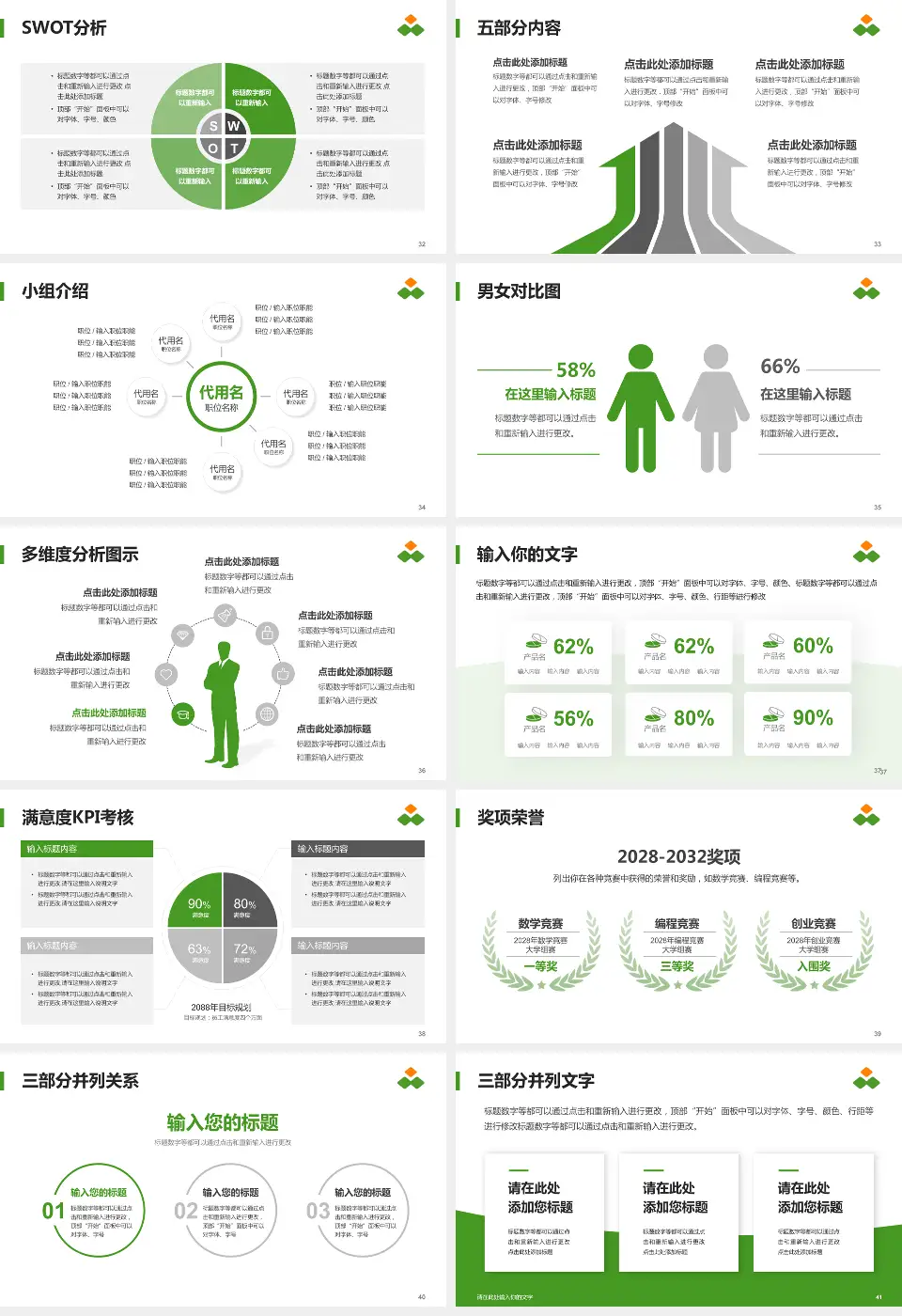浙江萧山医院医疗行业比赛专用PPT模板16:9格式幻灯片预览图5