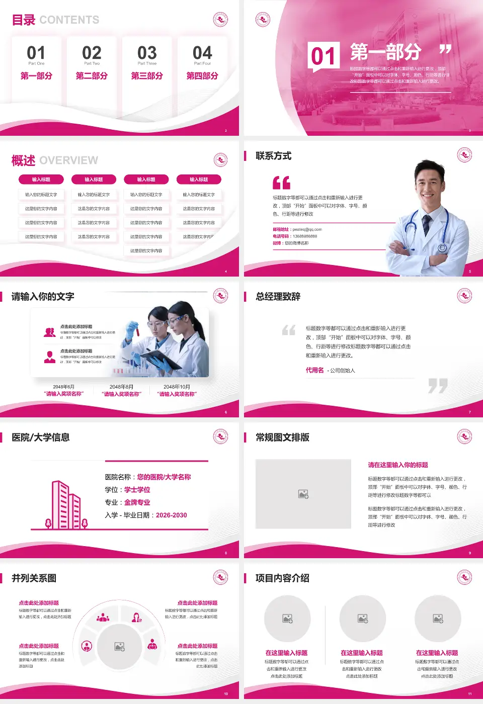 长兴县妇幼保健院会议与研讨会PPT模板16:9格式幻灯片预览图2