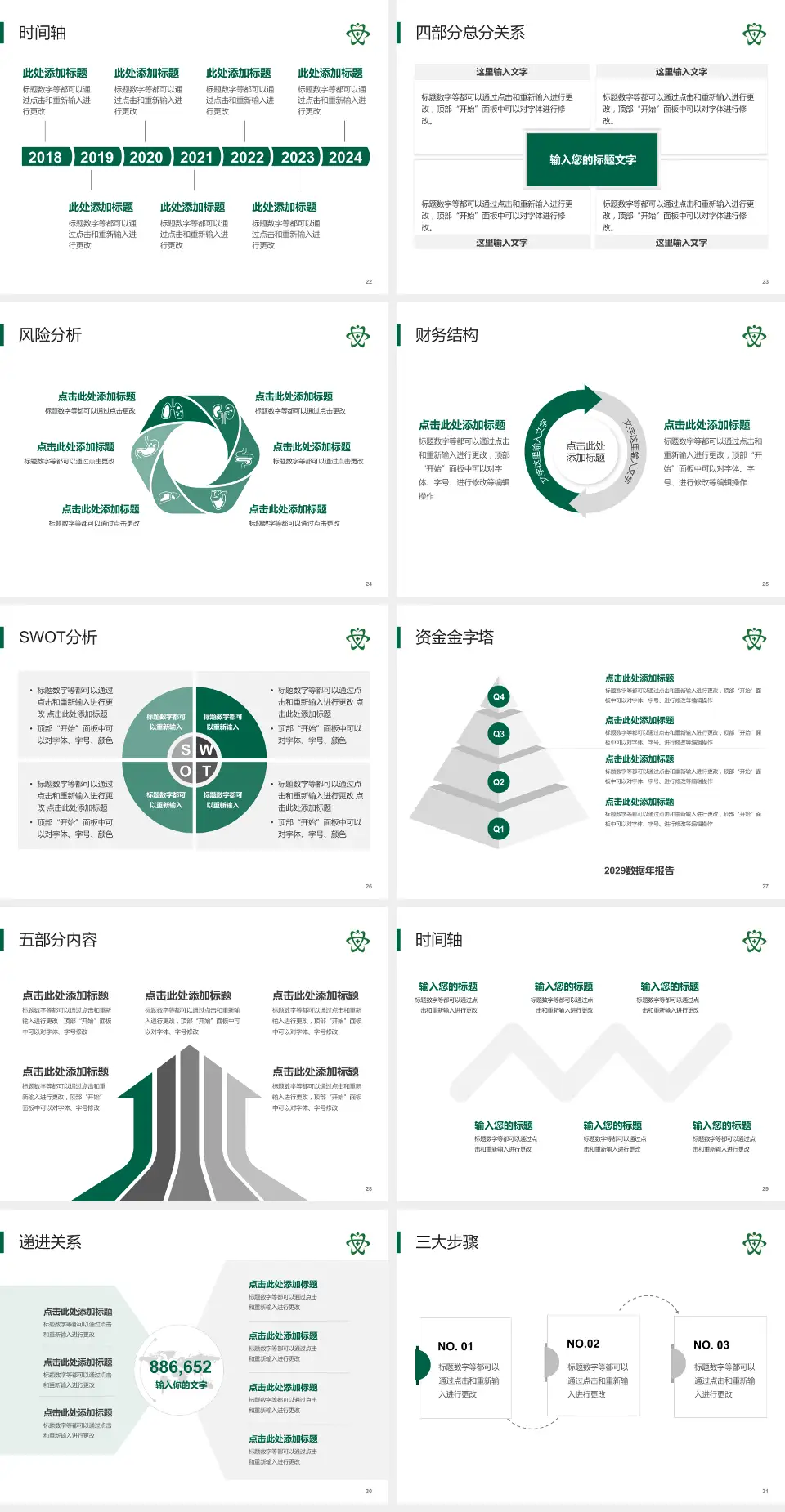 瑞安市人民医院患者教育与指导PPT模板4:3格式幻灯片预览图4